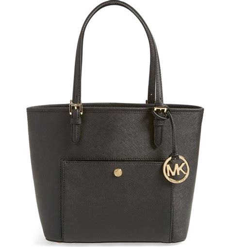 michael kors 30s0gttt6l|Jet Set Medium Saffiano Leather Pocket Tote Bag .